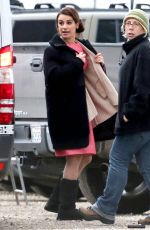 LEA MICHELE on The Glee Set in Los Angeles 1712