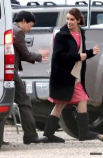 LEA MICHELE on The Glee Set in Los Angeles 1712