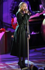 LEANN RIMES at Rockefeller Christmas Tree Lighting Ceremony in New York