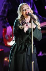 LEANN RIMES at Rockefeller Christmas Tree Lighting Ceremony in New York
