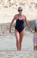 LEELEE SOBIESKI in Swimsuit at a Beach in St. Barts