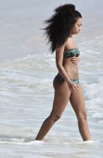 LEIGH-ANNE PINNOCK in Bikini at a Beach in Barbados 2112