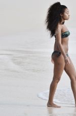 LEIGH-ANNE PINNOCK in Bikini at a Beach in Barbados 2112