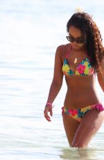 LEIGH-ANNE PINNOCK in Bikini on a Beach in Barbados 2212