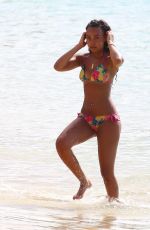 LEIGH-ANNE PINNOCK in Bikini on a Beach in Barbados 2212