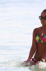 LEIGH-ANNE PINNOCK in Bikini on a Beach in Barbados 2212