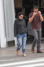 LENA HEADEY and Pedro Pascal Out and About at the Grove