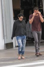 LENA HEADEY and Pedro Pascal Out and About at the Grove