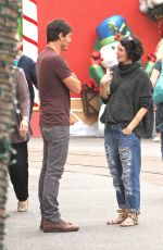 LENA HEADEY and Pedro Pascal Out and About at the Grove