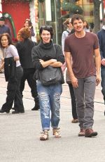 LENA HEADEY and Pedro Pascal Out and About at the Grove