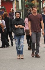 LENA HEADEY and Pedro Pascal Out and About at the Grove