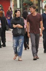 LENA HEADEY and Pedro Pascal Out and About at the Grove