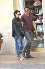LENA HEADEY and Pedro Pascal Out and About at the Grove
