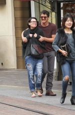 LENA HEADEY and Pedro Pascal Out and About at the Grove