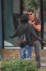 LENA HEADEY and Pedro Pascal Out and About at the Grove