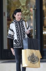 LIBERTY ROSS Shopping at Barneys New York in Los Angeles