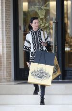 LIBERTY ROSS Shopping at Barneys New York in Los Angeles