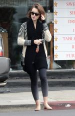 LILY COLLINS Leaves Dry Cleaning in Los Angeles