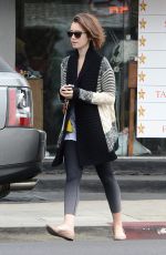 LILY COLLINS Leaves Dry Cleaning in Los Angeles