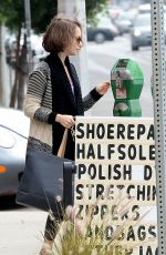 LILY COLLINS Leaves Dry Cleaning in Los Angeles