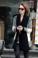LILY COLLINS Leaves Dry Cleaning in Los Angeles