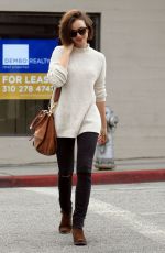 LILY COLLINS Out and About in Beverly Hills 0512