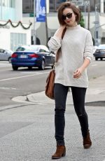 LILY COLLINS Out and About in Beverly Hills 0512
