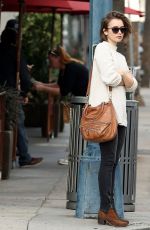 LILY COLLINS Out and About in Beverly Hills 0512