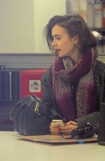 LILY COLLINS Out Shopping out Beverly Hills 1512