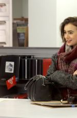 LILY COLLINS Out Shopping out Beverly Hills 1512