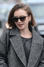 LILY COLLINS Out Shopping out Beverly Hills 1512