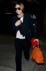 LINDSAY LOHAN Arrives at LAX Airport in Los Angeles 1612