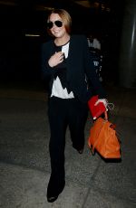 LINDSAY LOHAN Arrives at LAX Airport in Los Angeles 1612