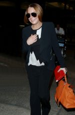 LINDSAY LOHAN Arrives at LAX Airport in Los Angeles 1612