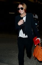 LINDSAY LOHAN Arrives at LAX Airport in Los Angeles 1612