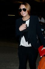 LINDSAY LOHAN Arrives at LAX Airport in Los Angeles 1612