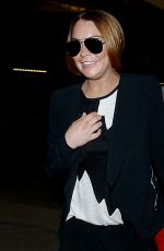 LINDSAY LOHAN Arrives at LAX Airport in Los Angeles 1612