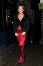 LINDSAY LOHAN Arrives at The Sunday Times Style Christmas Party