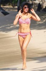 LIZZIE CUNDY in Bikini at a Beach in Barbados 2812