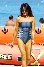 LIZZIE CUNDY in Swimsuit at a Beach in Barbados 2912