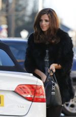 LUCY MECKLENBURGH Arrives at Her Boutique in Essex 1312