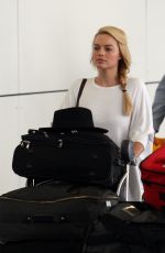 MARGOT ROBBIE Arrives at Airport in Sydney 1212