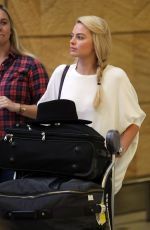 MARGOT ROBBIE Arrives at Airport in Sydney 1212