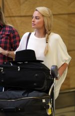 MARGOT ROBBIE Arrives at Airport in Sydney 1212