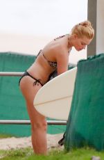 MARGOT ROBBIE in Bikini on the Beach in Byron Bay