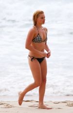 MARGOT ROBBIE in Bikini on the Beach in Byron Bay