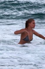 MARGOT ROBBIE in Bikini on the Beach in Byron Bay