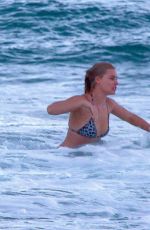MARGOT ROBBIE in Bikini on the Beach in Byron Bay