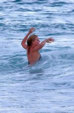 MARGOT ROBBIE in Bikini on the Beach in Byron Bay