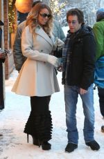 MARIAH CAREY Out Shopping in Aspen 2312